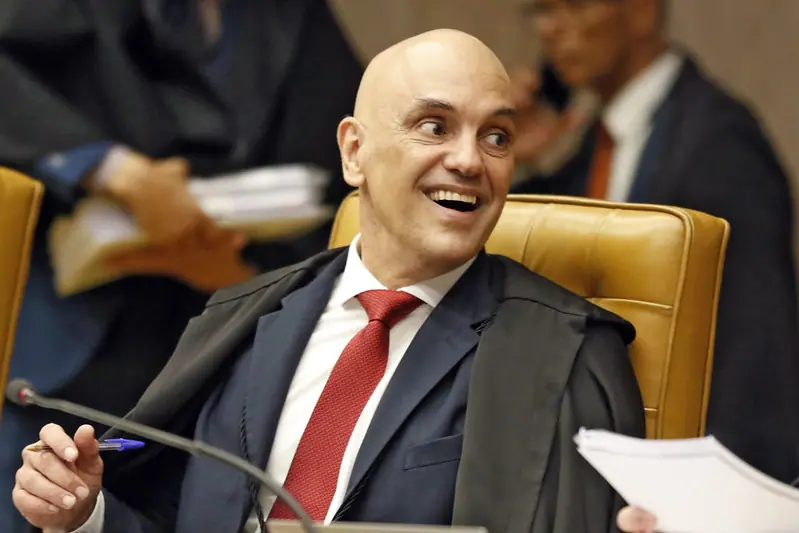 Alexandre de Moraes em sessão do STF em 5.12.2024