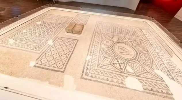Mosaico de Megido em perspectiva | Foto: Reprodução/Museum of the Bible