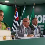 A presidente do Palmeiras, Leila Pereira: contrato com casa de apostas reforça fôlego financeiro do clube que irá para disputar o Mundial Interclubes em 2025 | Foto: Fabio Menotti/Palmeiras/by Canon