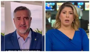 Paulo Pimenta e Daniela Lima dizem que dólar subiu por causa de fake news