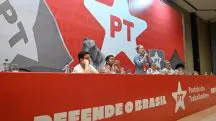 Reunião do Diretório Nacional do Partido dos Trabalhadores (PT), realizada em Brasília (DF), neste sábado, 7