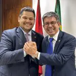 Davi Alcolumbre (União Brasil/AP), candidato à presidência do Senado com o apoio de Randolfe Rodrigues (PT/AP): esquerda trabalha por manter um Legislativo alinhado ao Judiciário | Foto: Reprodução/Twitter/X