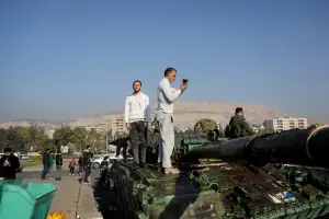 Tanque em Damasco, Síria