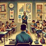 Dentro da sala de aula, especificamente, os smarthphones são verdadeiros cânceres, pois consomem a atenção dos alunos de forma brutal | Foto: Divulgação/Revista Oeste | Imagem gerada com o auxílio de inteligência artificial