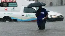 Tempestades podem causar alagamentos