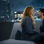 Foto de Blake Lively e Justin Baldoni em cena de É Assim que Acaba