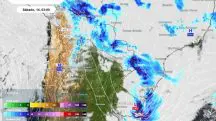 ciclone e frente fria no fim de semana - meteored