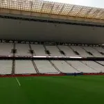 NeoQuímica Arena, atual estádio do Corinthians: R$ 1,7 bilhão sob forma de benefício fiscal da Prefeitura de São Paulo em obra liderada pela construtora Odebrecht | Foto: Reprodução/Twitter/X