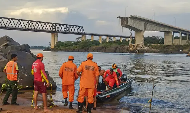 Desabamento ponte Tocantins Maranhão