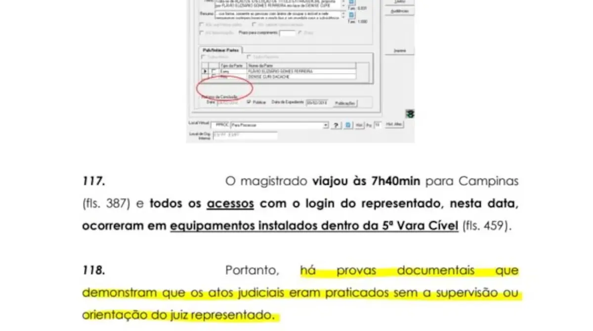 Trecho da decisão do CNJ | Foto: Reprodução/Estadão
