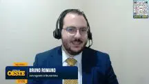 O advogado tributarista Bruno Romano concedeu entrevista ao Jornal da Oeste | Foto: Reprodução/Youtube/Revista Oeste