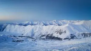 Estação de esqui de Gudauri, na Geórgia | Foto: Gudauri Ski Resort/Divulgação