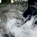 Ciclone Biguá atingiu o Rio Grande do Sul com ventos de 100km/h | Foto: Reprodução/Twitter/X