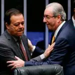 O relator do processo de impeachment Jovair Arantes (PTB/GO) e o presidente da Câmara dos Deputados Eduardo Cunha (PMDB/RJ): ponto de partida para o impedimento de Dilma Rousseff | Foto: Reprodução/Redes sociais