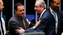 O relator do processo de impeachment Jovair Arantes (PTB/GO) e o presidente da Câmara dos Deputados Eduardo Cunha (PMDB/RJ): ponto de partida para o impedimento de Dilma Rousseff | Foto: Reprodução/Redes sociais