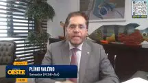 Plínio Valério comenta venda de mina com urânio | Foto: Jornal da Oeste/YouTube