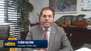 Plínio Valério comenta venda de mina com urânio | Foto: Jornal da Oeste/YouTube