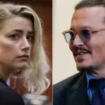 Amber Heard e Johnny Depp durante julgamento | Foto: Reprodução/Redes sociais