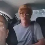 Motorista de aplicativo filmou cena de passageiro | Foto: Reprodução/Redes sociais