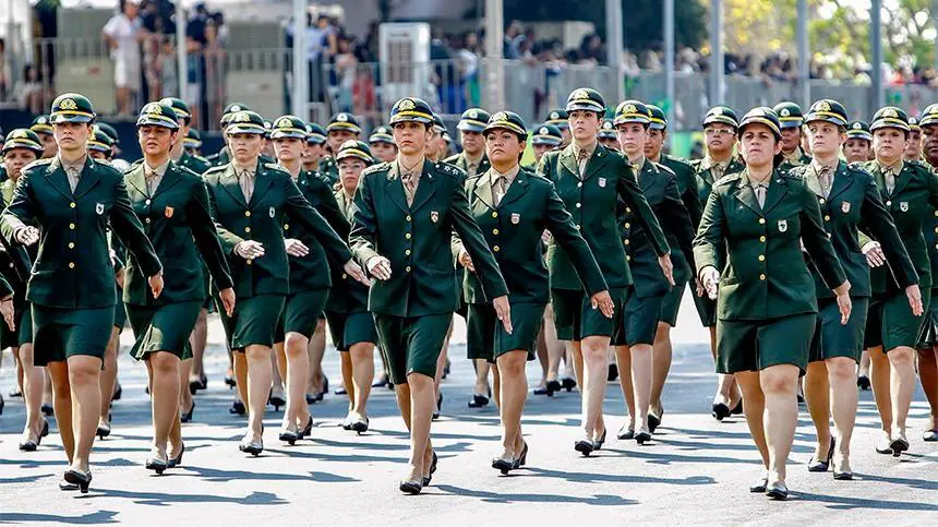 Mulheres das Forças Armadas brasileiras | Foto: Ricardo Stuckert/PR