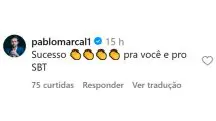 Pablo Marçal desejou uma boa estreia a Datena no SBT | Foto: Instagram