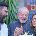 Foto de Paulo Vieira, Lula e Janja