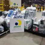 Produtos apreendidos pela Anatel e Receita Federal na Operação Black Friday | Foto: Divulgação/Anatel