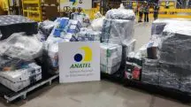 Produtos apreendidos pela Anatel e Receita Federal na Operação Black Friday | Foto: Divulgação/Anatel
