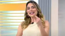 Foto da apresentadora Rachel Sheherazade