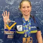 Ao longo de 2024, Yasmin Saddock conquistou 16 medalhas para a Sociedade Thalia, clube esportivo de Curitiba (PR) | Foto: Reprodução/Acervo pessoal