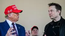 Elon Musk e o presidente eleito dos Estados Unidos, Donald Trump