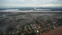 Chuvas causam enchentes no Rio Grande do Sul