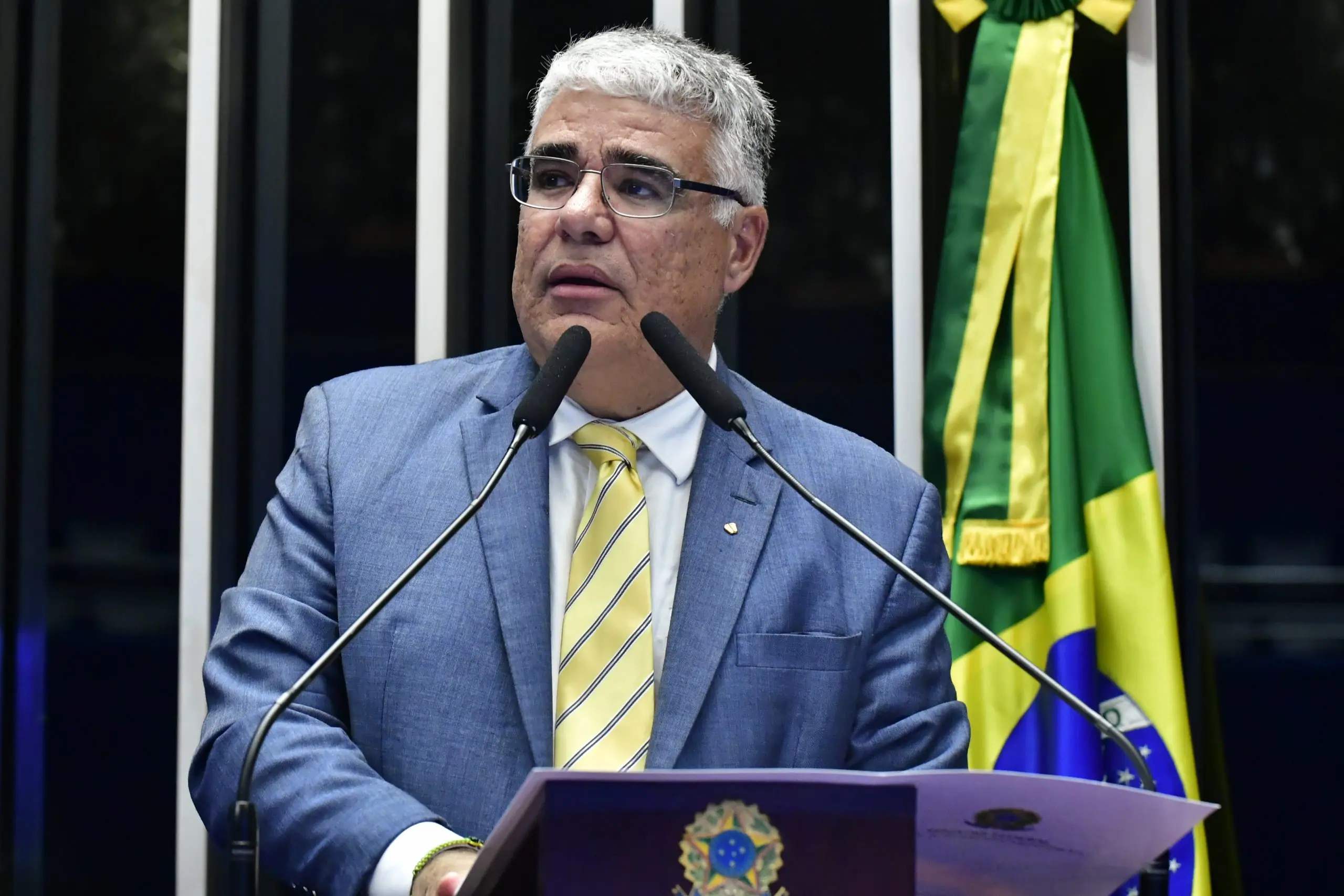 De acordo com Girão, o voto aberto é uma ferramenta da transparência, totalmente legítima | Foto: Waldemir Barreto/Agência Senado