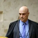 Ministro Alexandre de Moraes, durante sessão plenária do STF