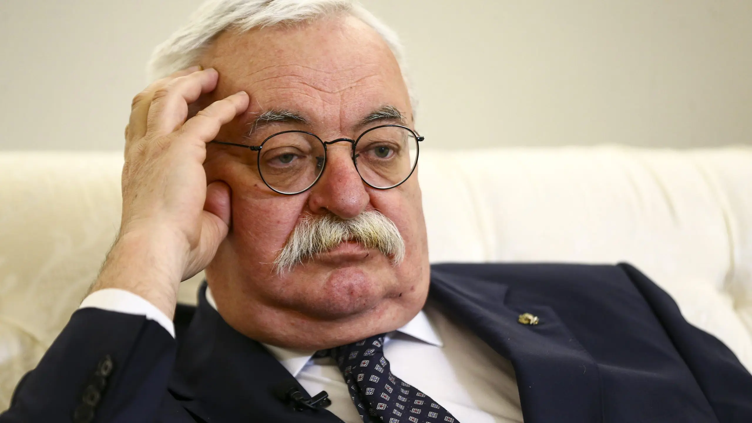 O embaixador da Rússia no Brasil, Alexey Kazimirovitch Labetskiy, durante entrevista à Agência Brasil | Foto: Marcelo Camargo/Agência Brasil