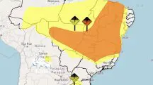 Alerta do Imnet | Foto: Reprodução/Inmet