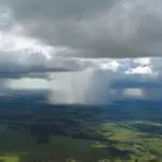 Em alguns pontos do sul da Amazônia, chuvas podem ultrapassar o acumulado de 80 mm, segundo a meteorologia | Foto: Reprodução/Redes sociais
