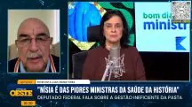 Deputado federal Osmar Terra critica a ministra da Saúde, Nísia Trindade, por gestão contra a dengue