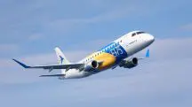 Aeronaves E-175, da Embraer | Foto: BNDES/Divulgação