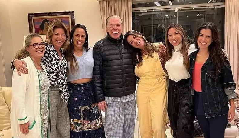 Família Abravanel reunida na mansão de Silvio Santos | Foto: Reprodução/Redes sociais