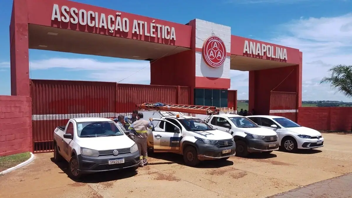 Entrada do CT em Anápolis: fundado em 1948, clube é um dos mais tradicionais do futebol goiano | Foto: Equatorial/Divulgação 