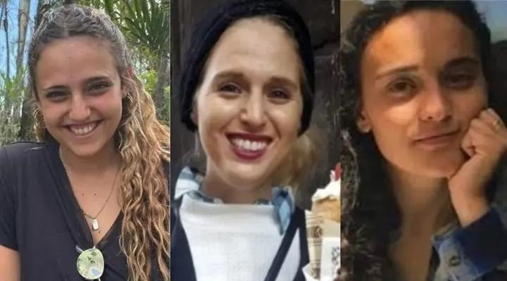 Reféns foram entregues pelo grupo terrorista Hamas neste domingo, 19 | Foto: Reprodução/Twitter/X