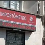 Os brasileiros pagaram R$ 3 trilhões em impostos em 2024, conforme o Impostômetro, painel da Associação Comercial de São Paulo | Foto: ACSP/Divulgação