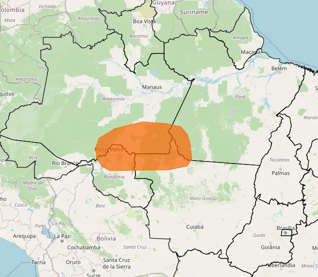 Inmet alerta vermelho