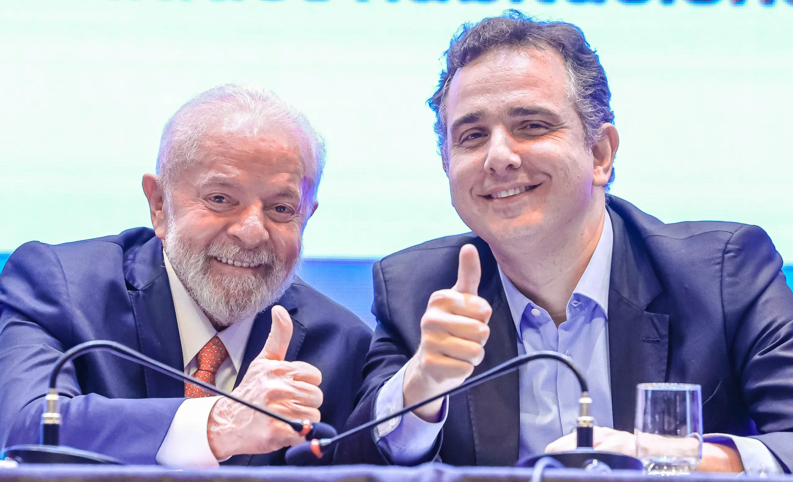 Presidente Luiz Inácio Lula da Silva e o presidente do Senado, Rodrigo Pacheco | Foto: Ricardo Stuckert/PR