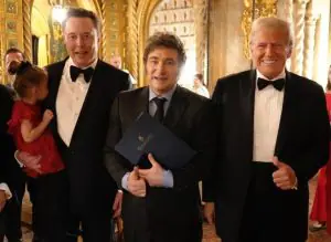 Musk Milei Trump