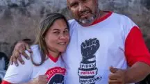 Luciene Neves Ferreira, presidente da ONG ligada ao PCC, e o marido Geraldo da Costa: conexões políticas em SP | Foto: Reprodução/Twitter/X