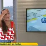 Reportagem do SBT quase é atingida por tiro
