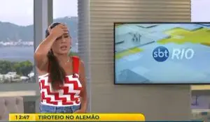 Reportagem do SBT quase é atingida por tiro