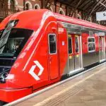 Trem da CPTM, na Estação Luz